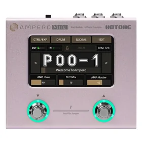 Hotone MP50 Ampero Mini Amp Modeler & Effects Pedal - Purple Taro