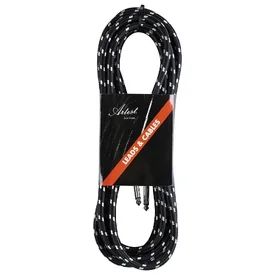 Artist FB15 15ft (4.5m) Fat Boy Braided Guitar Cable/Lead