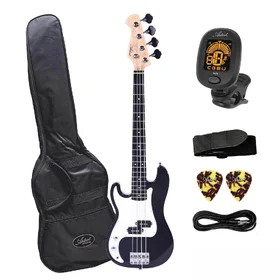 Artist MiniB Plus Black Left Handed 3/4 Size Bass w/ Accessories