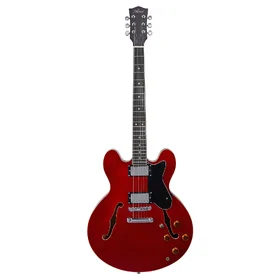 Artist Cherry58 Semi-Hollow Electric Guitar w/ Humbucker Pickups