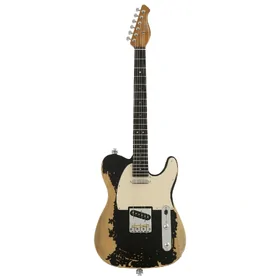 Artist AT53V2 Black Aged Electric Guitar w/ Hot Single Coil Pickups