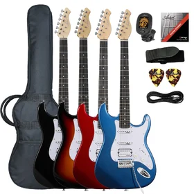 Artist AS1 Electric Guitar w/HSS Pickups & Accessories