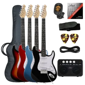 Artist ASP Black Electric Guitar w/ Accessories & Amp