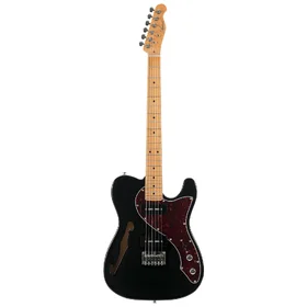 Customer Returned Artist AT69 Thinline Black Electric Guitar w/ P90 Pickups