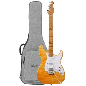 Customer Returned Artist AS30 Natural Flame Electric Guitar w/ HSS Pickups & Padded Bag