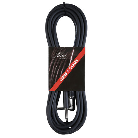 Artist GX20R 20ft (6m) Deluxe Guitar Cable/Lead - 1 Right Angle