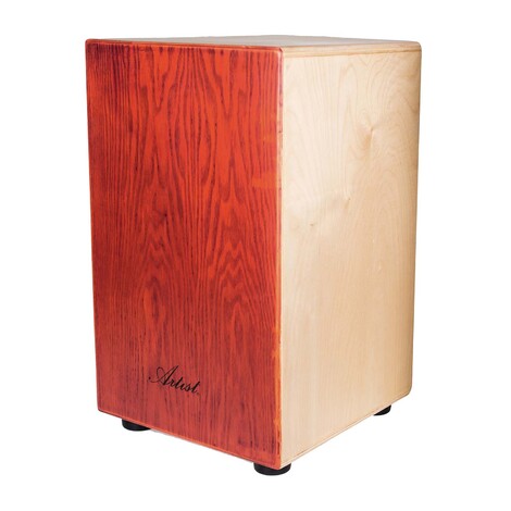 Artist ACJ48 Cajon 48cm Wooden Rhythm Box Snare wire