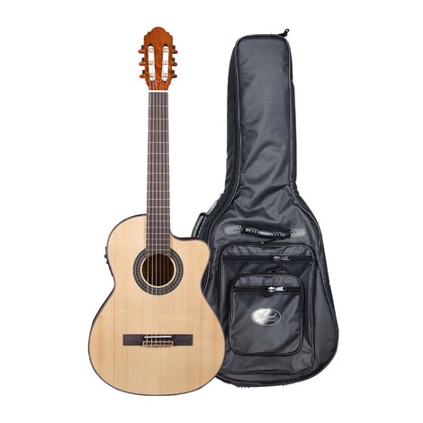 Artist CS180CEQ Solid Spruce Top Classical Guitar with EQ + Bag