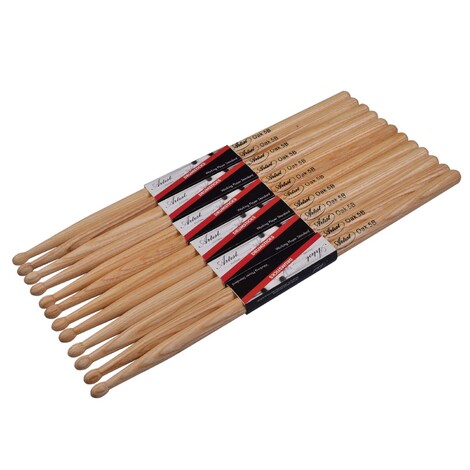 Artist DSO5B Oak Drumsticks with Wooden Tips 6 Pairs