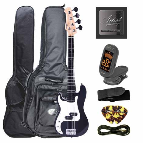 Artist MiniP Plus Lefty 3/4 Size Bass w/ Accessories + High-Grade Bag