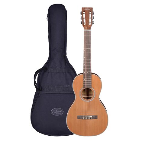 Artist OS60EQ O Sized Parlour Acoustic Electric Guitar with Solid Top + Bag
