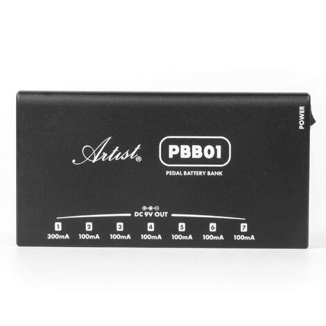Artist PBB01 Pedal Battery Bank Effects Pedal Power Supply